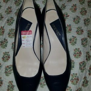 Nine West Navy wedge 10